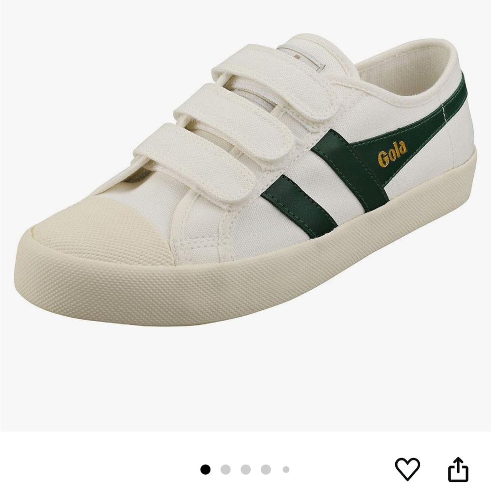 Gola Women's Sneaker, Off White Dark Green